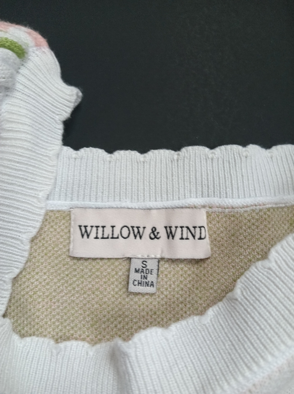 Willow And Wind Size Small Square Neck Sweater With Balloon Sleeves - Picture 3 of 4